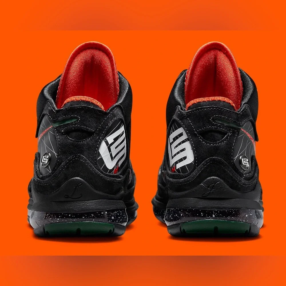 Nike LeBron 7 FAMU Florida A&M University Black Orange Green DX8554-001 Size 14 - Picture 10 of 16